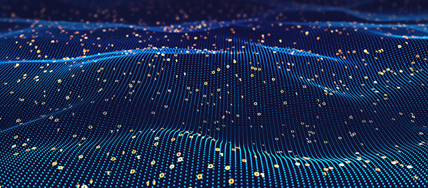 Promotional image for ANA Data Practice Members Only Conferences showing a digitized ocean of light