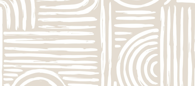 White and beige wallpaper featuring an intricate, repeating pattern