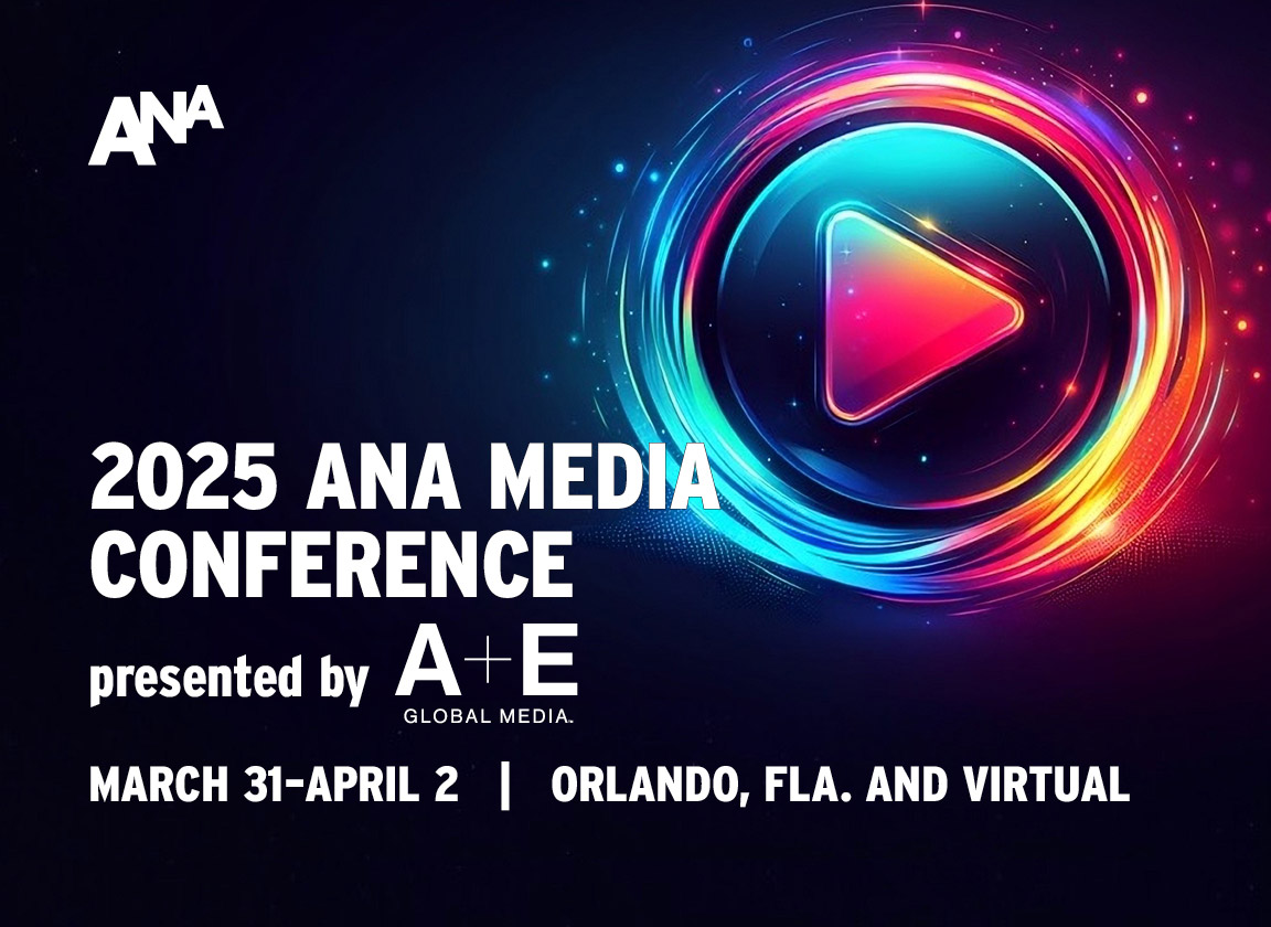2025 ANA Media Conference hero banner displaying the conference title, date, and location