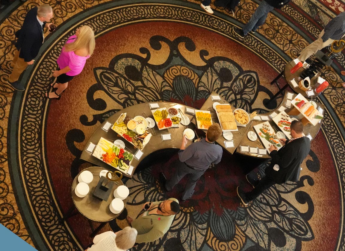 Members Only One-Day Conferences promo image showing event attendees