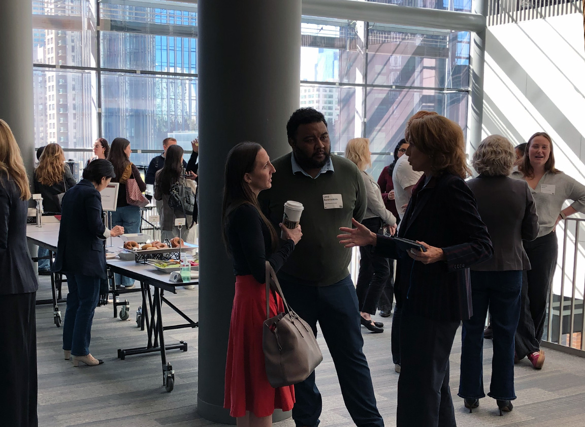 Members Only One-Day Conferences promo image showing event attendees